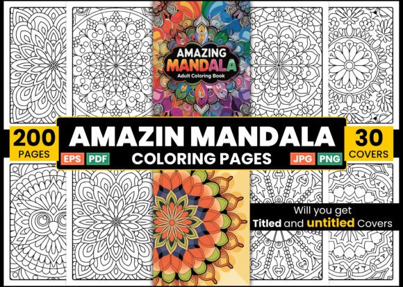Download Amazing Mandala Adult Coloring Book - Color Collection