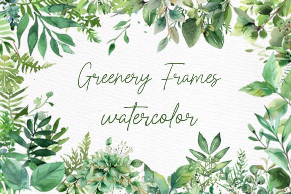 Download Greenery Watercolor Clipart Foliage Png - Color Collection