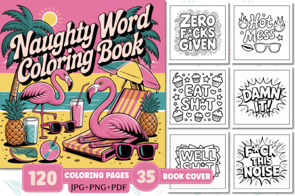 Download ADULT - Naughty Word Coloring Pages - Color Collection