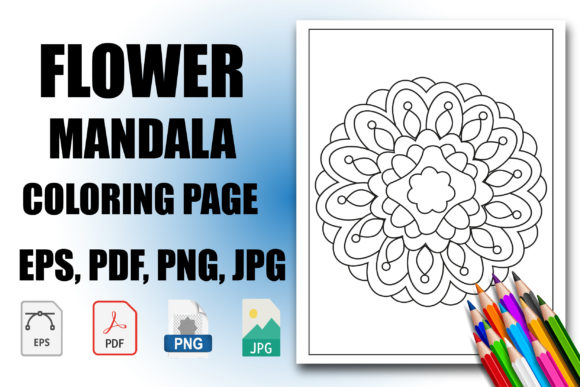 Download Floral Mandala Coloring Page &amp; Book - Color Collection