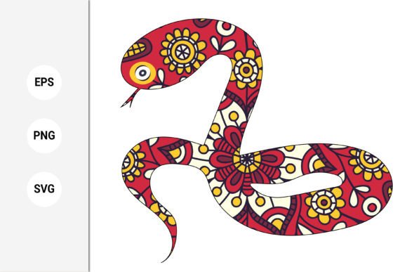 Download Snake Coloring Mandala Art - Color Collection