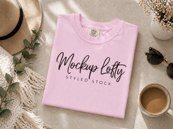 Download Comfort Colors 1717 Blossom Mockup - Color Collection
