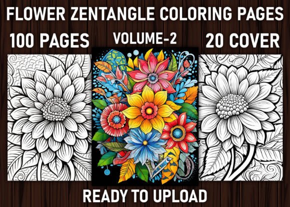 Download Flower Zentangle Coloring Pages - Color Collection