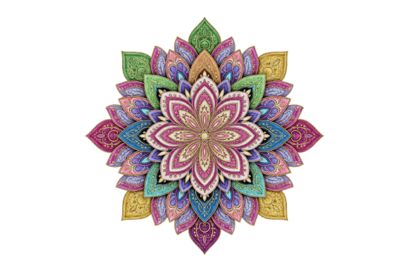 Download Colorful Intricate Mandala Design - Color Collection