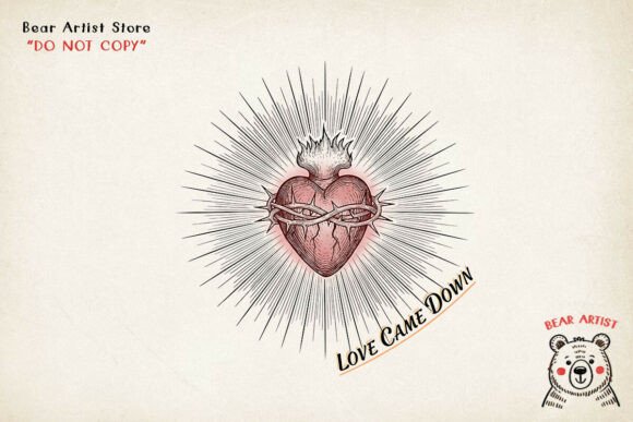 Download Love Came Down Sacred Heart, Jesus PNG - Sacred Collection