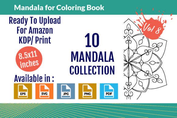 Download Mandalas for Coloring Book Vol - 08 - Color Collection