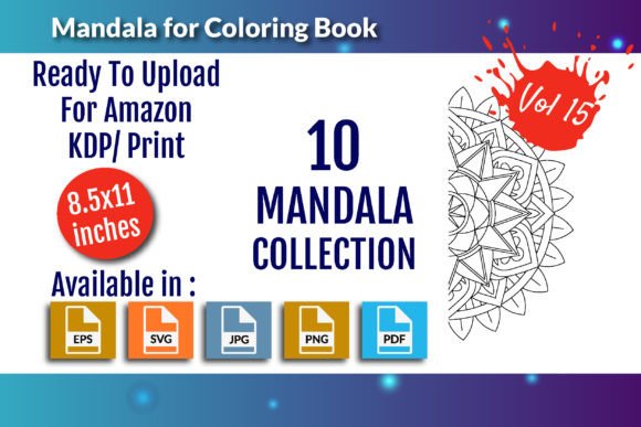 Download Mandalas for Coloring Book Vol - 15 - Color Collection