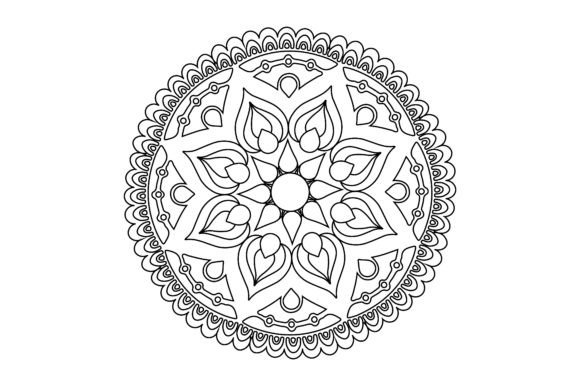 Download Vector Mandala Coloring Pages &amp; Books - Color Collection