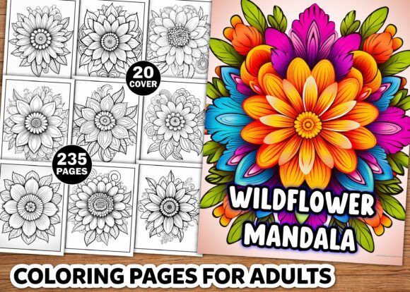 Download Wildflower Mandala Coloring Pages - Color Collection