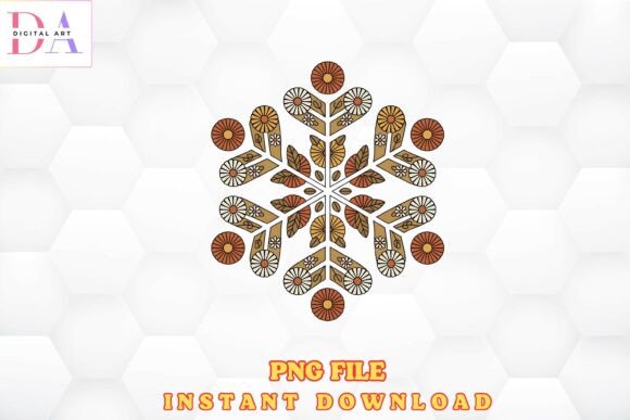 Download Retro Floral Mandala Png Design - Floral mandala png Collection