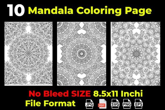 Download Adult Monochrome  Mandala Coloring Page - Color Collection