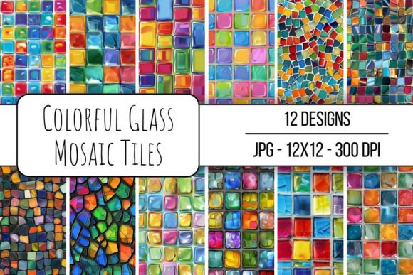 Download Colorful Glass Mosaic Tiles - Color Collection