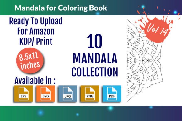 Download Mandalas for Coloring Book Vol - 14 - Color Collection