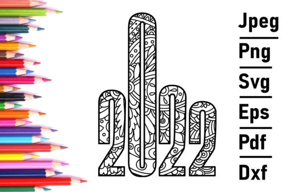 Download Zentangle Font 2022 Coloring Adult - Color Collection