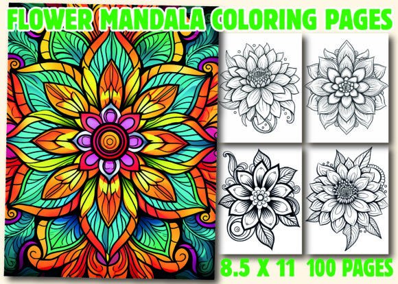 Download Flower Mandala Coloring Pages - Color Collection