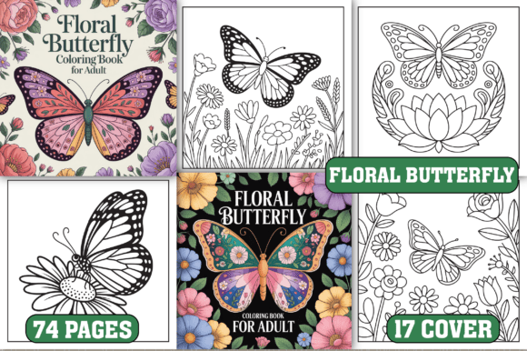Download 74 Floral Butterfly Coloring Pages - Color Collection